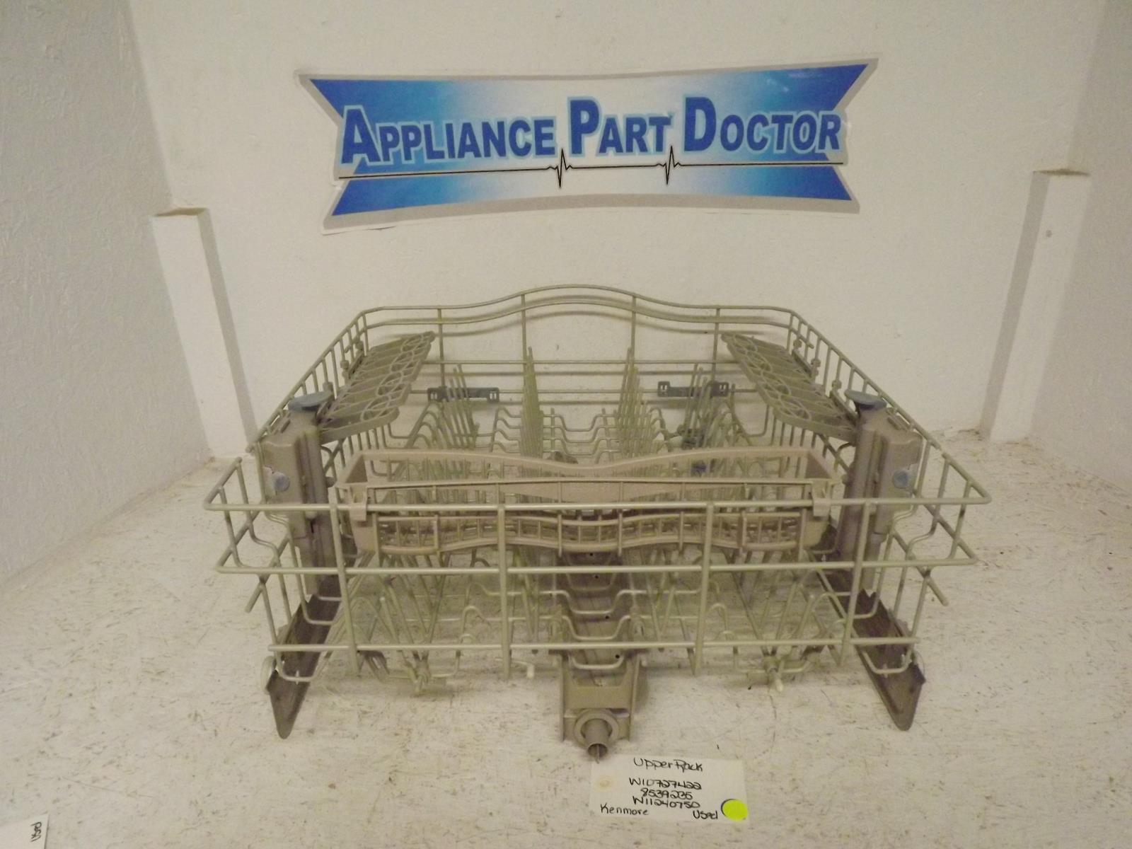 Kenmore Dishwasher W10727422 8539235 W11240750 Upper Rack Used Kenmore Dishwasher W10727422 8539235 W11240750 Upper Rack Used